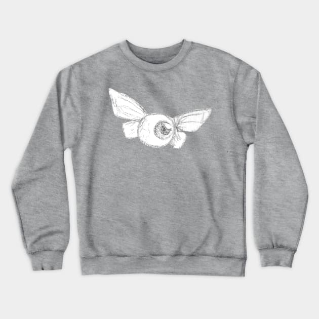 Eyeball Fairy Crewneck Sweatshirt by Art of V. Cook